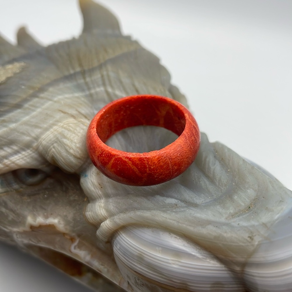 Coral ring size 12